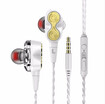 OLOEY ear heavy bass four core dual moving headphones for Apple Android computer OLOEY ear heavy bass four core dual moving headphones for Apple Android computer