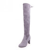 Faux Suede Slim Boots Sexy over the knee high women fashion winter thigh high boots shoes woman