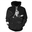 QYDM0182Mens Hoodie 3D Printed Women Pullover Sweater
