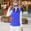 2018 autumn&winter light down cotton collar vest vest vest slim coat cotton coat