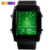 SKMEI Fashion For Men Sports Watch Dual Time Digital Quartz 30 m Waterproof LED Colorful Backlight Casual Dress For Men Wrist Watch