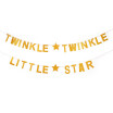 Gold Twinkle Twinkle Little Star Banner Wedding Birthday Baby Shower Holiday Party Home Decorations Supplies