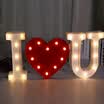 Qinglan wedding room layout proposal props romantic expression decoration decorative lights luminous number letters LED lights love set