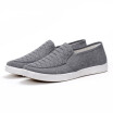 Novel Teez Cloth shoes mens casual one-legged shoes lazy shoes breathable flat low-top canvas shoes