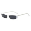 SHAUNA New Arrival Metal Hinge Women Small Square Sunglasses Fashion Men Clear Red Shades UV400