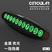 Dan roller dangun car hidden temporary stop sign phone sign roadside temporary parking car number card exquisite compact car supplies walnut black