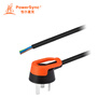 Baoer Xingke 10A three core three plug bare wire tail office home industrial switch adapter cable extension cord black orange 15 m 3PG-MP00004 MPCTTE0015