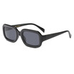 SHAUNA Fashion Women Square Sunglasses Vintage Men Metal Hinge Shades UV400