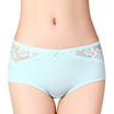 Hengyuan Xiang underwear lace lace cotton underwear women low waist briefs 4 gift box L code