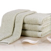 Montagut towel home textiles Xinjiang long-staple cotton wipes thick water durable durable G green 140g 34 75cm