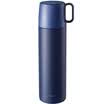 RELEA mug 500ML male&female students creative portable stainless steel large capacity insulated cup freedom star blue