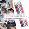 European Professional Hair Stylist Magic Engraving Brush Refined Steel Pen