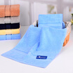 Matte LOFTEX exports of Japanese cotton towel plain off the file towel miracle blue 120g article 34 76cm