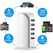 Multi USB 6 Port Charger Desktop Stand Rapid Station Charging For IOS Android