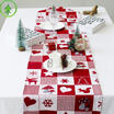 35X170CM Christmas Table Runner Mat Tablecloth Xmas Flag Home Party Decor US