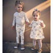 Cute Infant Baby Girls Dress Princess Glasses Fox Casual Party Dresses Sundress