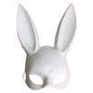 Sexy Rabbit Ears Mask Bunny Girl Face Mask Prom Party Masquerade Costume Flowery