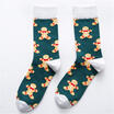 Unisex Christmas Xmas Socks Santa Fluffy Warm Coral Fleece Bed Floor Stocking