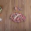 Cute Baby Girls First Birthday Outfits Clothes Tops RomperShorts Headband Set