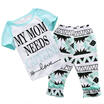 2pcs Baby Girls Casual T-shirt TopsPants Outfits Summer Clothes Set age 1-6Y