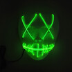 Halloween LED Light Mask Scary Smiling face Rave Purge Festival Cosplay Party