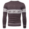 AOWOFS European code new mens round neck pullover Slim sweater foreign trade spot knit bottoming shirt YM006