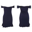 Summer Women Lady Off-shoulder Ruffle Bodycon Slim Dress Cocktail Party Evening