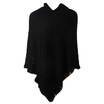 Women Knitted Poncho Irregularity Sweep Hoodde Fashion Tassel Lady Coat Sweater Outwear