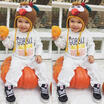 Baby Kids Boy Girls Infant Romper Jumpsuit Bodysuit Thanksgiving Clothes Outfits