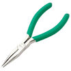 Proskit Anti-skid green handle titanium tipped nose pliers 136mm 1PK-036S