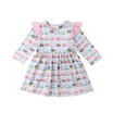 Princess Kids Baby Girl Party Pageant Dress Bunny Rabbit Dress Cotton Clothes