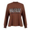 UK Stock Womens Leopard Print Autumn Pullover Long Sleeve T-shirts Party Tops