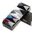 Antarctic socks solid cotton socks male comfortable business socks sports boat socks NMXAB-1 male rhombic mixed color 5 double