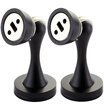 Yuhuaze European style simple door suction 2 loaded indoor door to absorb wall suction door touch door block black