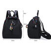 UK STOCK Cool Women Girls Backpack Travel Shoulder Bag Nylon Zipper Rucksack