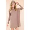 New Womens Soft Casual Yoga Shirt Top Tunic Brown Long Sleeve Top Loose Blouse