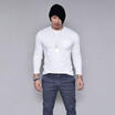 Fashion Mens Slim Fit Long Sleeve Slim T-shirts Casual Tee Shirt Tops Pullover
