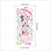 Hot Pink Minnie Mouse Wall Stickers Cartoon Mural Vinyl Decals Kids Room Decor