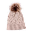 Mother&Baby DaughterSon Winter Warm Knit Hat Family Crochet Fur Beanie Ski Cap