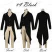 Luxury Mens Swallow-tailed Crop Coat Tuxedo Banquet Stage Tail Coat Overcoat