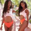 Womens High Waist Bikini Set Push Up Swimsuit Bathing Suit Swimwear Beach Wear