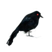 Realistic Looking Birds Black Feathered Crows Halloween Decoration Artificial Crow Prop Decor Simulation Corbie