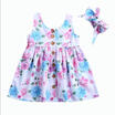 US Stock Floral Toddler Kids Baby Girl Party Wedding Dress Formal Clothes Summer