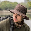 Bucket Sun Hat Sailing Fishing Brim Cap Protection Safari Fishermans Hat Solid