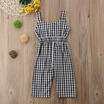 Casual Baby Girls Romper Plaids Bodysuit Sunsuit Summer Clothes Outfits UK Stock