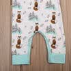 AU STOCK Cotton Newborn Baby Boy Girl Bodysuit Romper Jumpsuit Clothes Outfits