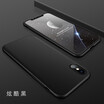 For iphone XS MAX XR Phone case 3 in 1 Case Ultra Thin Luxury 360 Full Protect hard PC Phone Cover