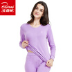 Arctic velvet Qiuyi Qiuku mens cotton underwear ladies youth middle&old thermal underwear cotton sweater set bean red female L