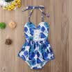 Newborn Infant Baby Girl Kid Lace Floral Loose Strap Romper Jumpsuit Clothes UK