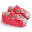 0-18M Newborn Baby Girl Soft Sole Leather Crib Shoes Anti-slip Sneaker Prewalker